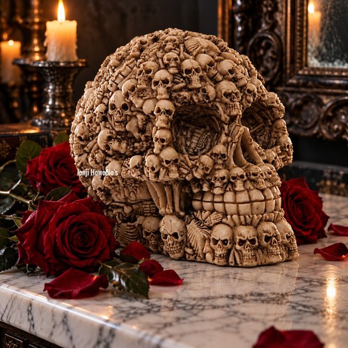 Multiple skulls head - skulls,