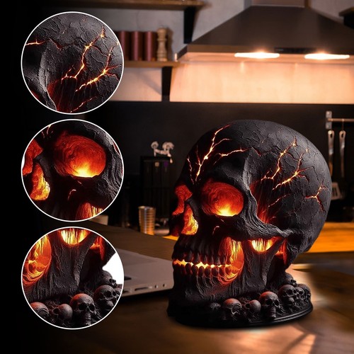 Gothic skull tablelamp - skull,