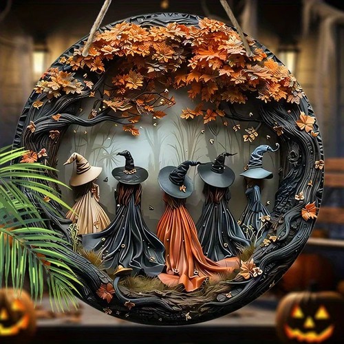 Witch hanging tag halloween - hanging,