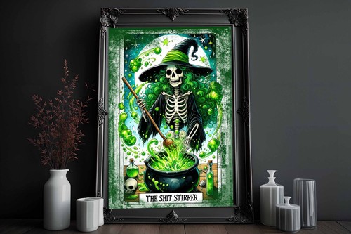 Skull picture gothic - gothic, print
