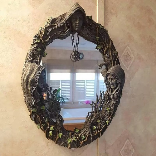 Triple goddess moon wall - triple,