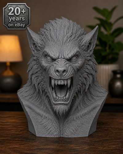 Werewolf bust home decor - werewolf,