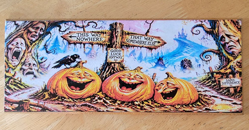 Wooden sign whimsical - wooden,