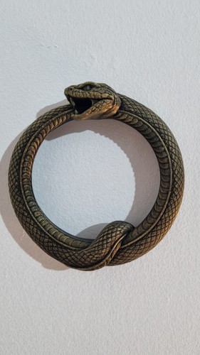 Ouroboros snake wall - snake, art