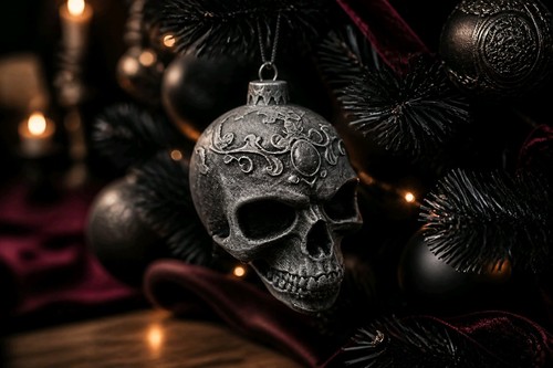 Gothic christmas tree - gothic,