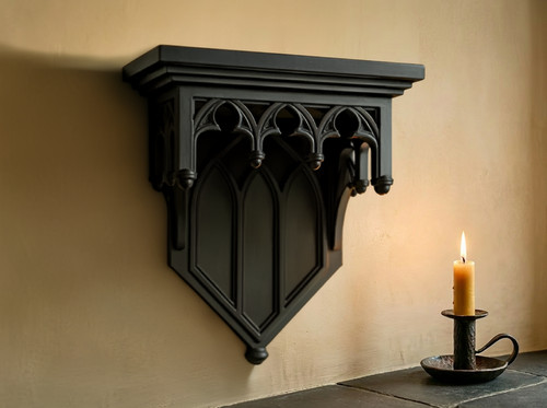 Gothic wall shelf cathedral - |,