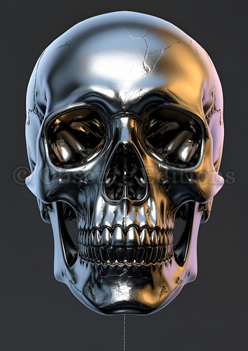 Skull art print - skull,