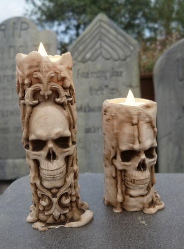 Halloween candle holder gothic - halloween,