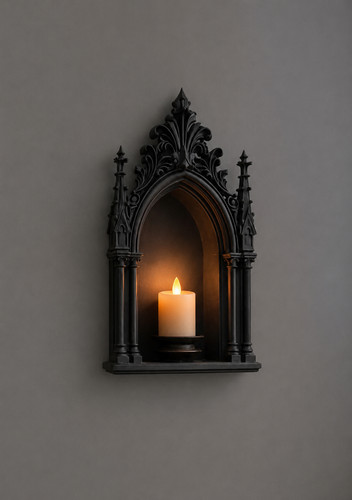 Gothic wall shelf - shelf, cathedral