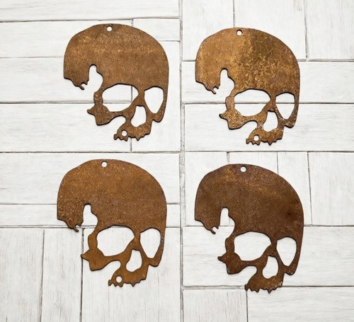 Metal gothic punk sculls - punk, for