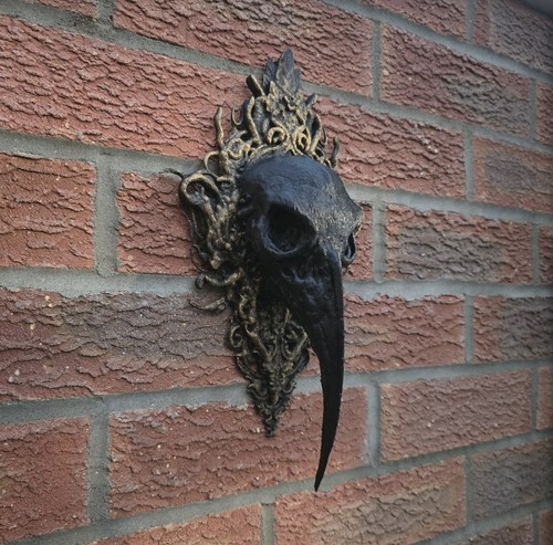Gothic raven wall decoration - gothic,