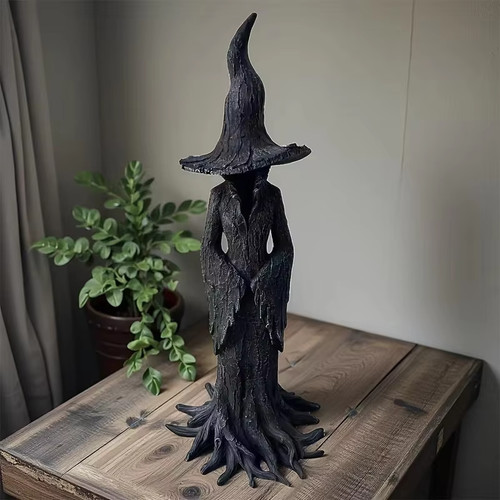 Halloween witch statue resin - statue,