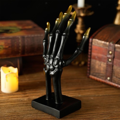 Resin halloween skull hand - resin,