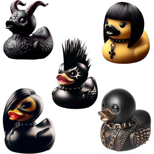 Punk rubber duck gothic - punk,