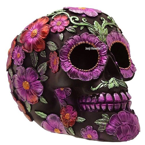 Sugar skull gothic ornament - sugar,