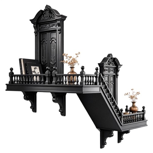 Gothic miniature staircase - 3d,