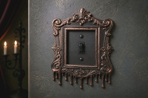 Dripping gothic frame - dripping,