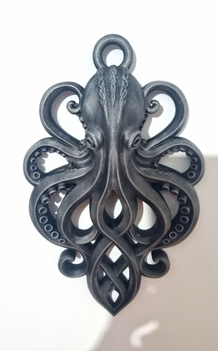 Octopus wall plaque - plaque, 23cm