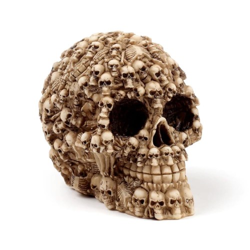 Skull ornament gothic - ornament,