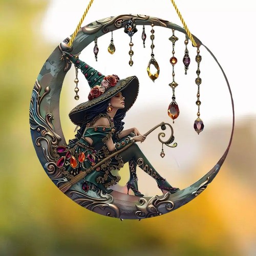 20cm witch moon - 20cm, suncatcher