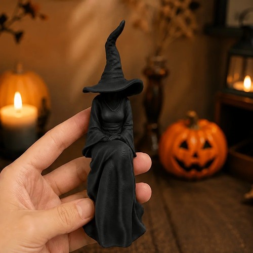 Halloween faceless witch - faceless,