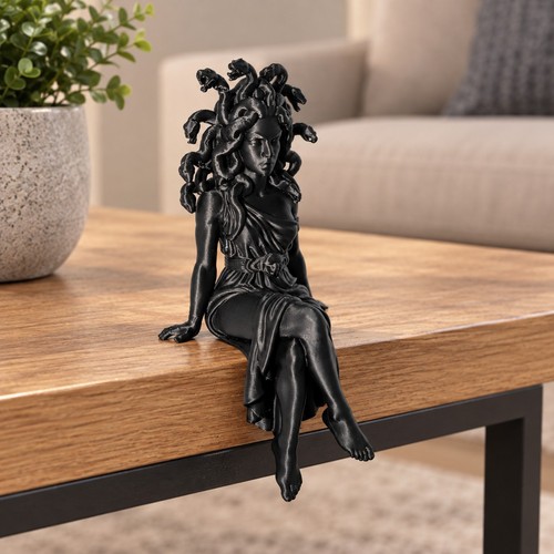 Medusa shelf sitter statue - sitter,