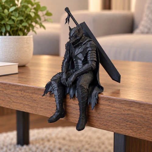 Dark fantasy armoured knight - dark,