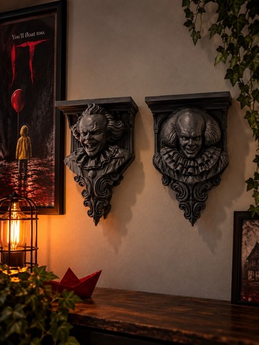 Pennywise wall shelf pair - pennywise,