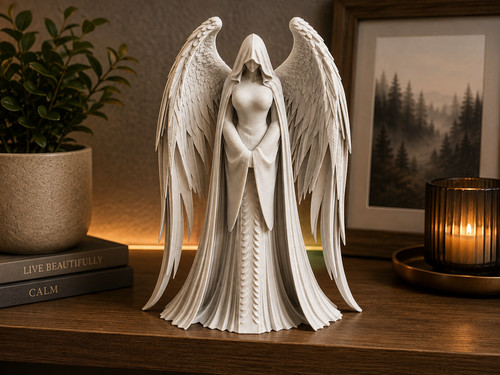 Hooded guardian angel - guardian,