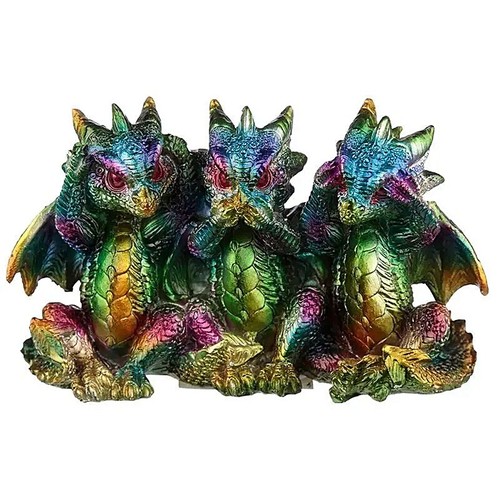 See evil dragons - see, no