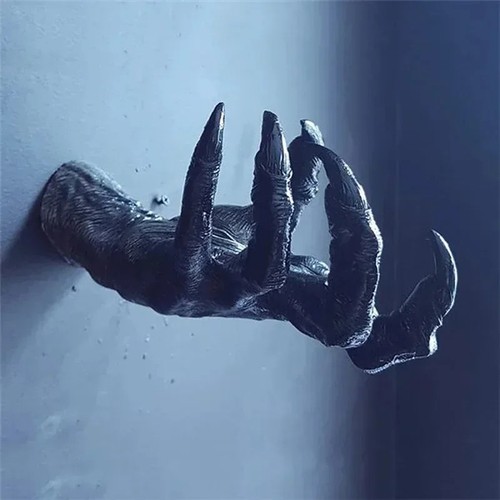 Gothic witch hand - witch, resin
