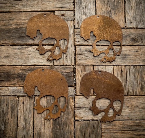 Metal gothic punk sculls for - metal,