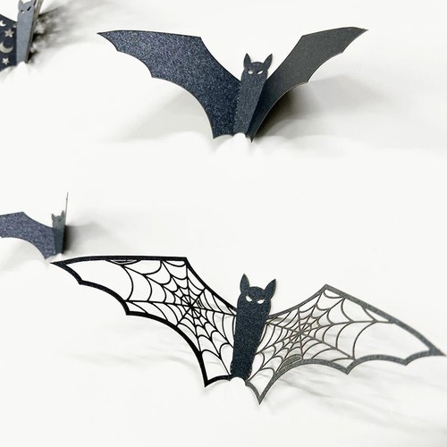 Acrylic halloween bat wall - bat,