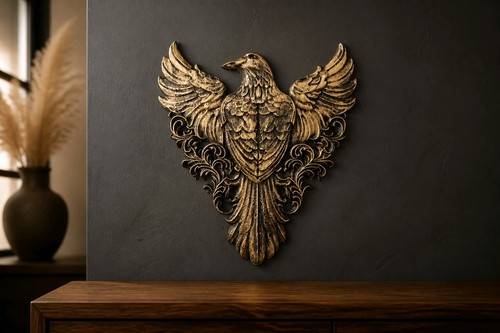 Gothic raven hanging - gothic,
