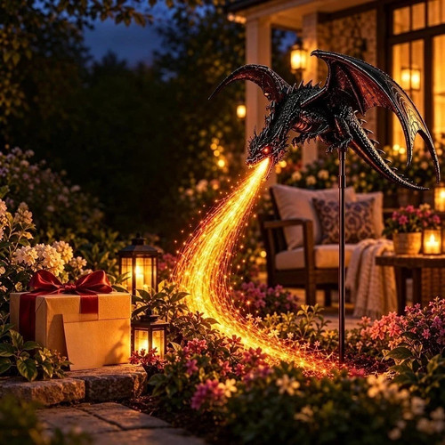 Solar dragon garden light - solar,