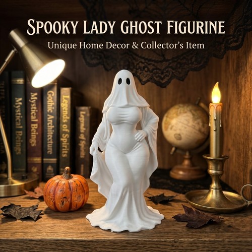 Gothic ghost girl - ghost, figurine